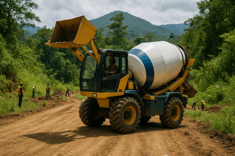 Bagaimana Self Loading Mixer Membantu Proyek di Area Remote